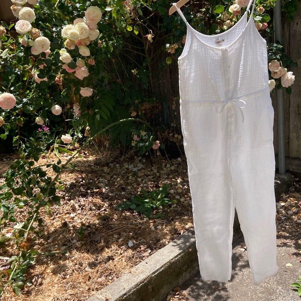 Faherty white Sleeveless Jumpsuit